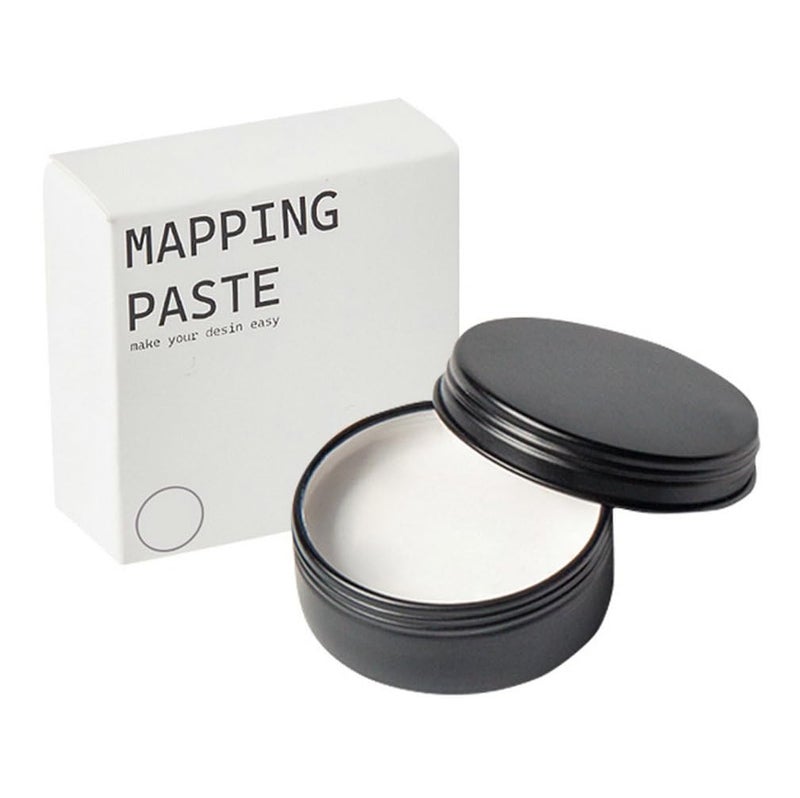 Mapping Paste 20g07oz Mapping Brow Paste for Eyebrow and Lips Measuring Brow Contour Paste for PMU Microblading Supplies and Eyebrows Design Marking White