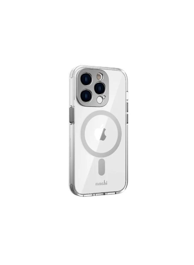 Moshi Moshi iGLAZE Apple iPhone 14 Pro 6.1" Case with MagSafe & Cam Cover - Meteorite Gray