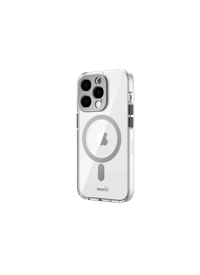 Moshi Moshi iGLAZE Apple iPhone 14 Pro 6.1" Case with MagSafe & Cam Cover - Meteorite Gray