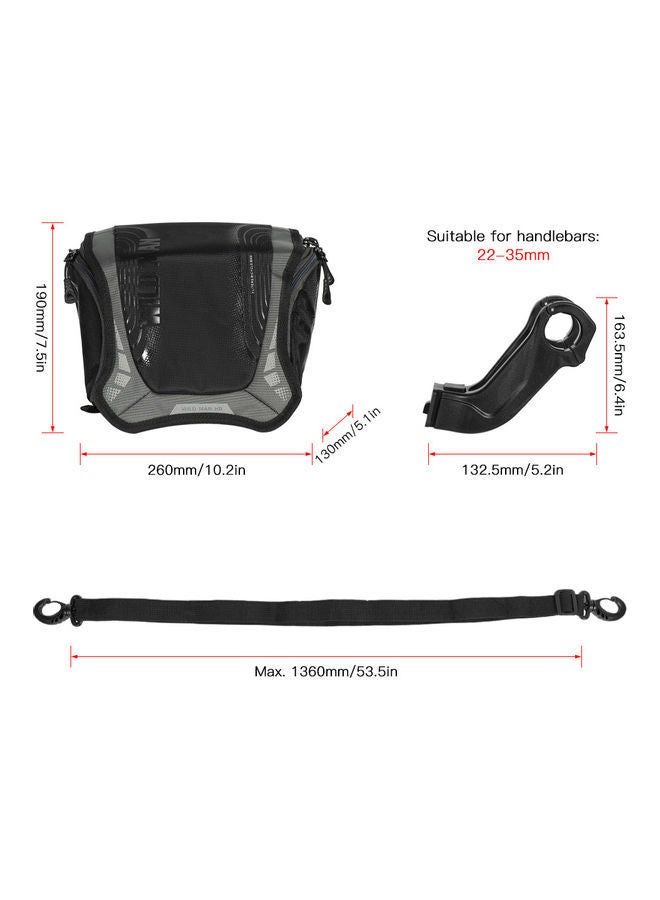 NIBEMINENT Bicycle Bag Handlebar 27x14x20cm  - Image 2