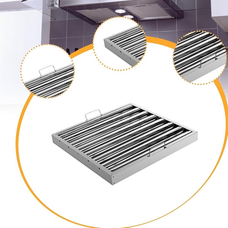 Stainless Steel Range Hood Filter Replacement Part Easy to Use Kitchen Cooker Hood - Image 4