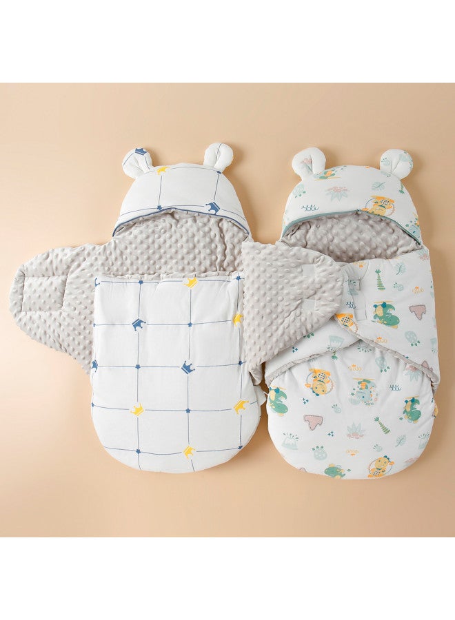 YISHUANGER Anti-kick Sleeping Bag For Spring, Autumn, And Winter, Newborn Baby Boys And Girls, Cocoon-style Home And Outing Anti-startle - Image 3