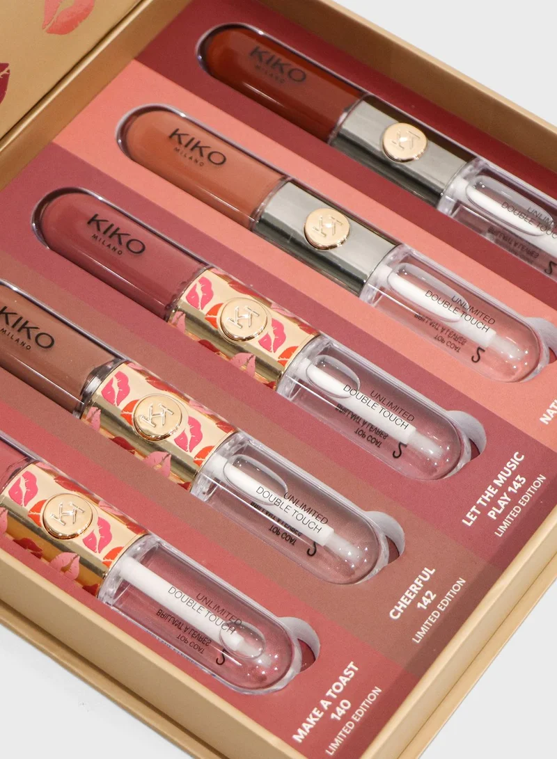 KIKO MILANO Unlimited Double Touch Limited Edition Lip Kit, Savings 28%