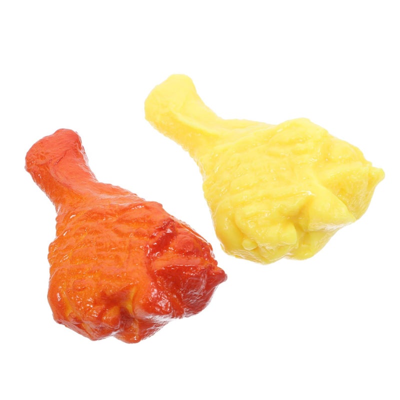 2Pcs Realistic Artificial Chicken Legs Food Props For Photography Display Decor - Image 2