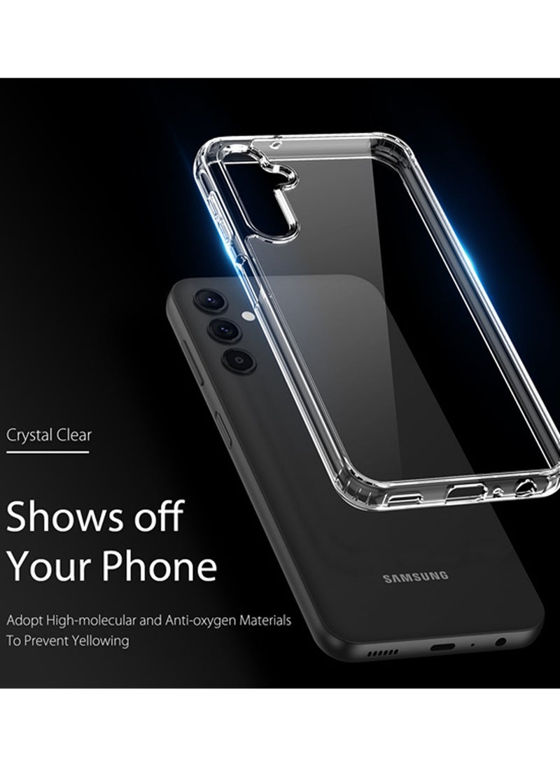 دبليو تيك جراب خلفي صلب شفاف مقاوم للصدمات لهاتف Samsung Galaxy A24 4G 2023 شفاف - Image 3