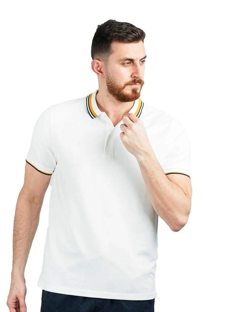 جيوردانو قميص بولو رجالي كلاسيكي بقصّة Slim Fit مع تطريز مميز