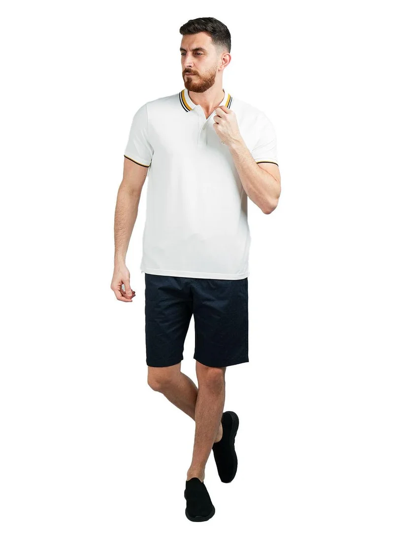 جيوردانو قميص بولو رجالي كلاسيكي بقصّة Slim Fit مع تطريز مميز