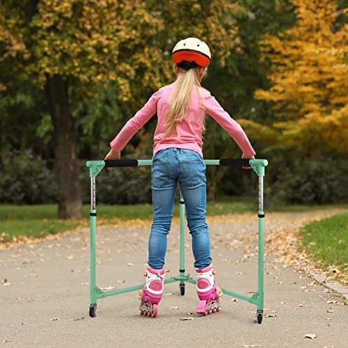 GanFindX Folding Skater Aid for Kids Roller Skating, Roller Skate Trainer for Kids Toddler Adjustable Height Training Walker - Image 2