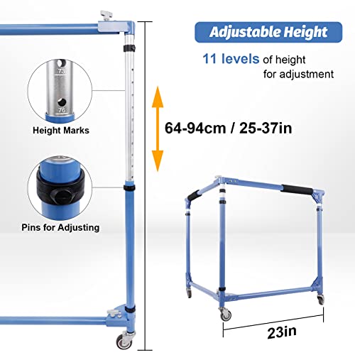 GanFindX Folding Skater Aid for Kids Roller Skating, Roller Skate Trainer for Kids Toddler Adjustable Height Training Walker - Image 5