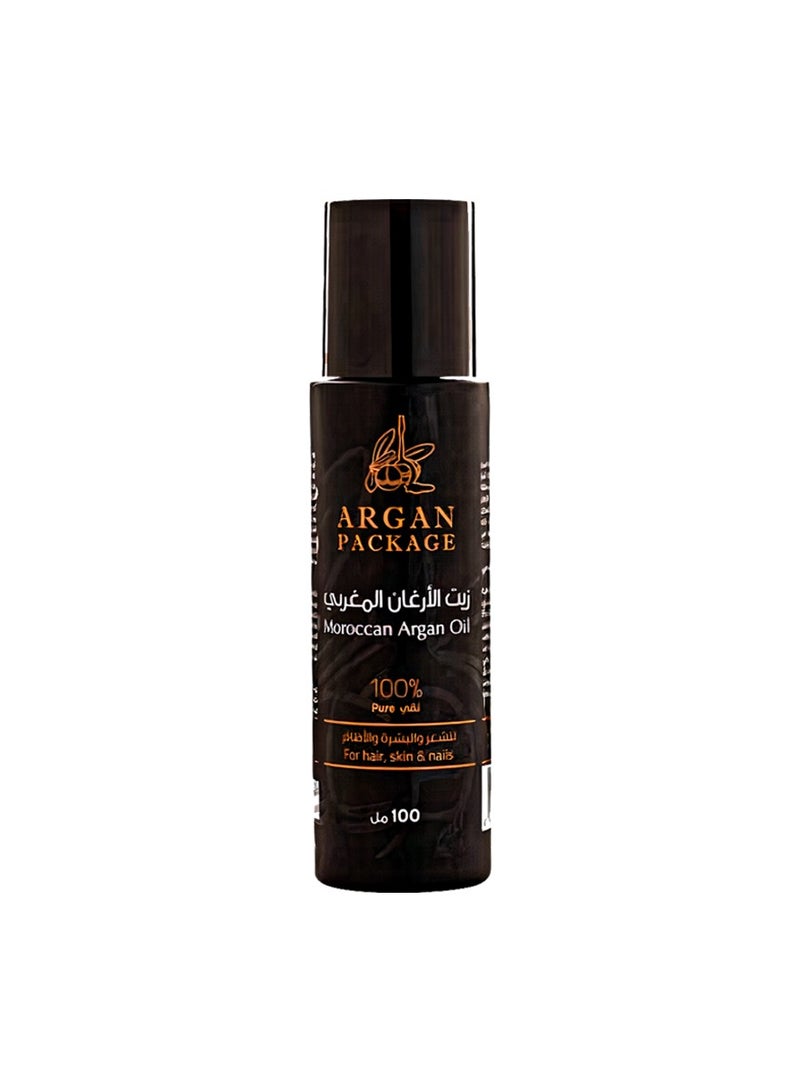 Argan Package – 100% Pure Cosmetic Argan Oil – For Moisturizing and Nourishing Hair, Skin & Nails – 100 ml