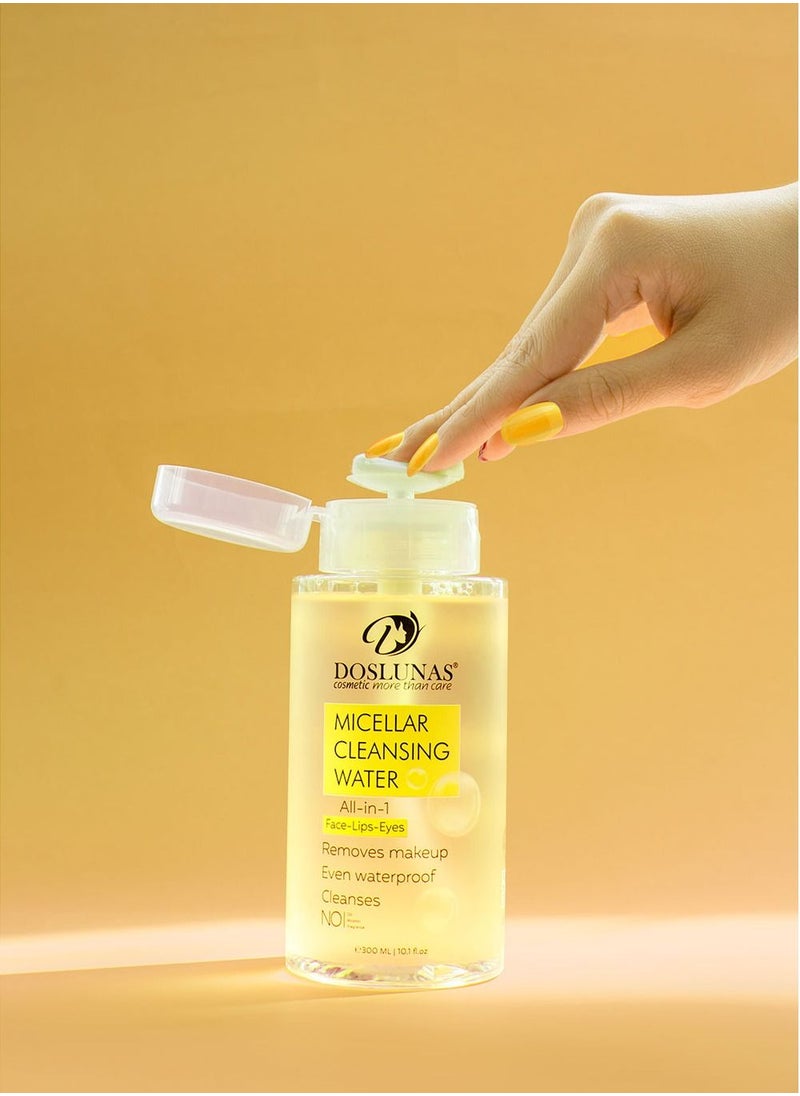 DOS LUNAS Micellar Water Make-up Remover & Cleanser Clear Yellow ( dull skin )  - Image 2