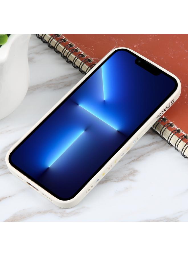 إيروريكس جراب لهاتف iPhone 13 Pro Max بنمط رائد فضاء من السيليكون بحافة مستقيمة - Image 3