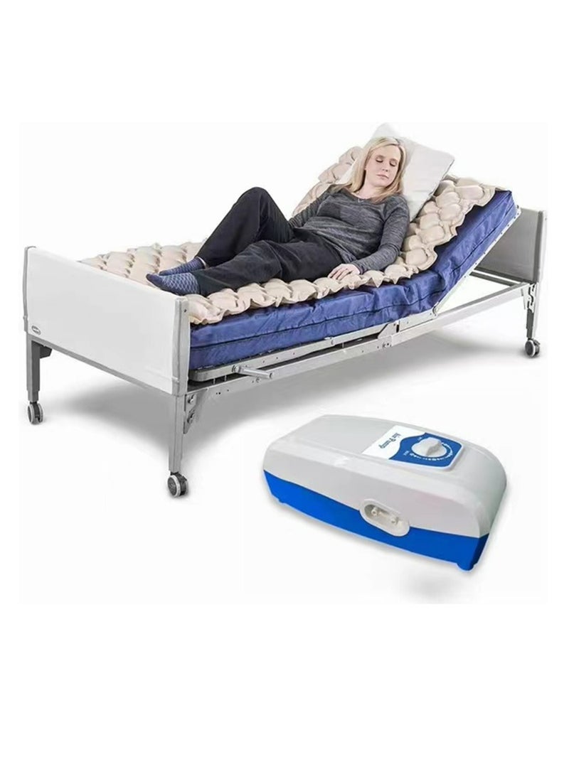 Generic Silent Alternating Air Pressure Mattress With Mattress Cover And Pump Inflatable Adjustable Silent Mattress To Prevent Bedsores And Soreness And Treat Bedridden Patients  - Image 1