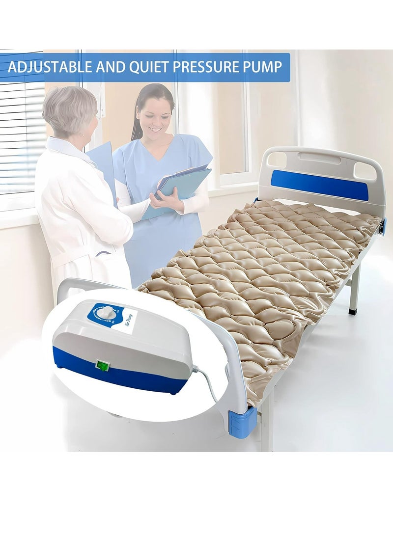 Generic Silent Alternating Air Pressure Mattress With Mattress Cover And Pump Inflatable Adjustable Silent Mattress To Prevent Bedsores And Soreness And Treat Bedridden Patients  - Image 2