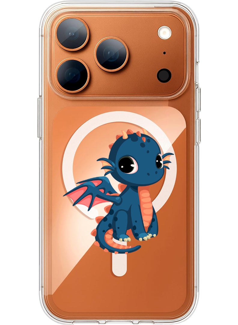 Theodor Magnetic Case for Apple iPhone 17 Pro Compatible with MagSafe Wireless Charging, Shockproof Phone Bumper Cover - Dubai - White - Image 1