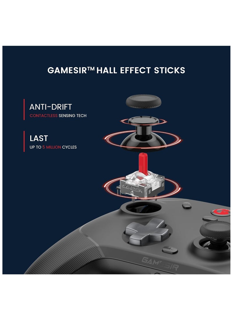 Generic - GameSir T4 Cyclone Pro Wireless Pro Controller for Switch/Lite/OLED, Hall Effect Controller (No Drifting) for Windows PC, macOS, Steam Deck, Android & iOS - Image 1
