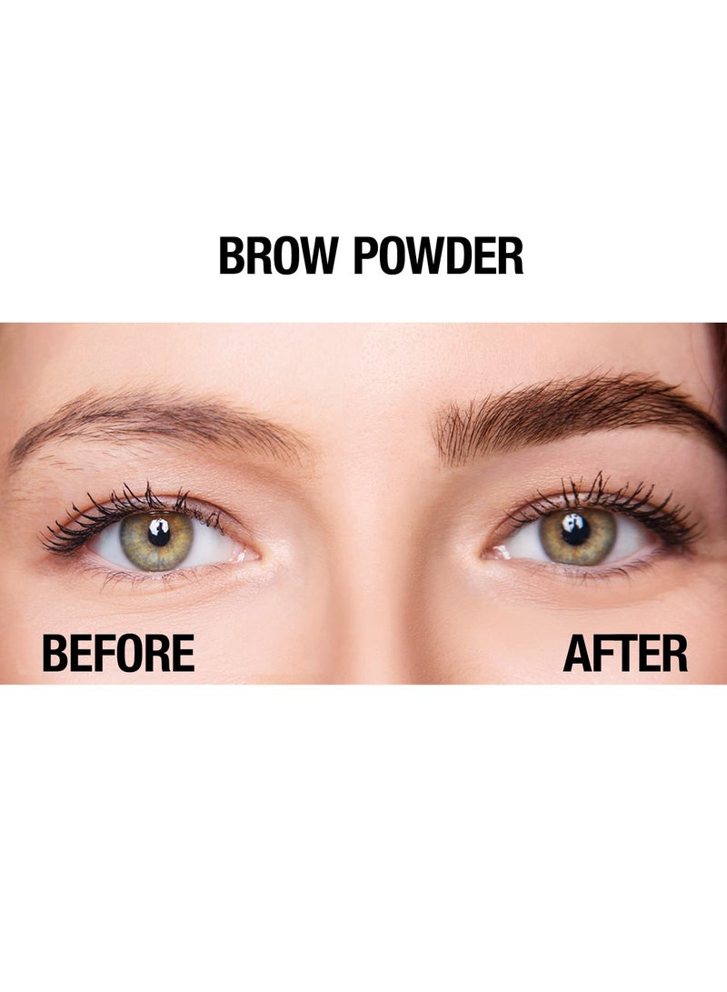 Palladio Brow Powder for Eyebrows with Applicator Brush - Soft Brown - Image 2