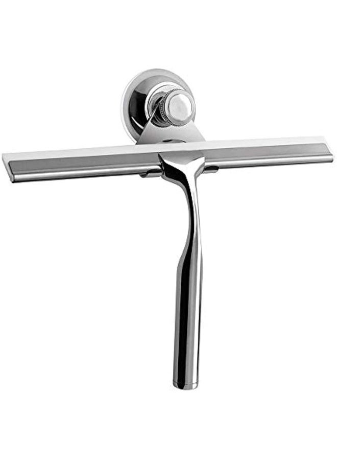Generic Crystal Cleaning Shower Bathroom Extractor and Shower Eraser Stainless Steel Glass Cleaner with Wall-mounted Bathroom Eraser 25x17cm (L X W)  - Image 1