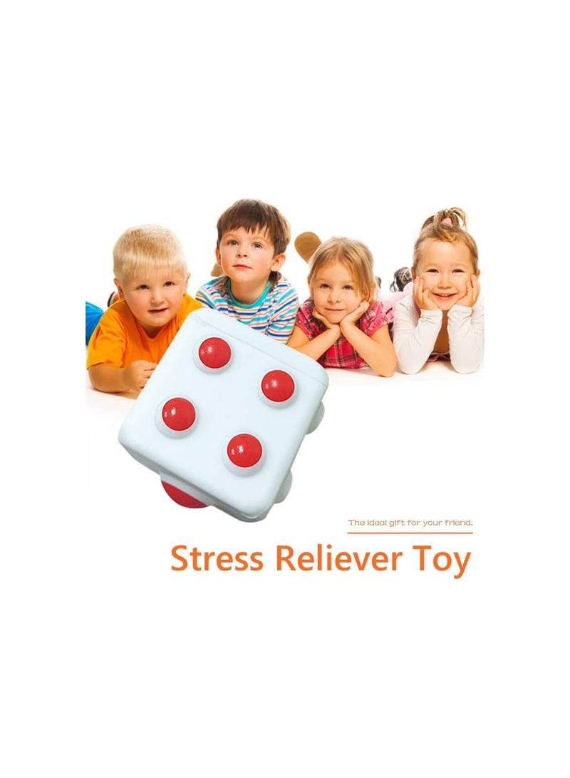 GGOOT Pop Up Fidget Toy, 3D Silicone Push Bubble Toy Dice Shape Cube Sensory ADHD Autism Fidget Toys for Kids & Adults, Bubble Popper Fidget Toy Stress Relief Toys for Autism Special Needs  - Image 5