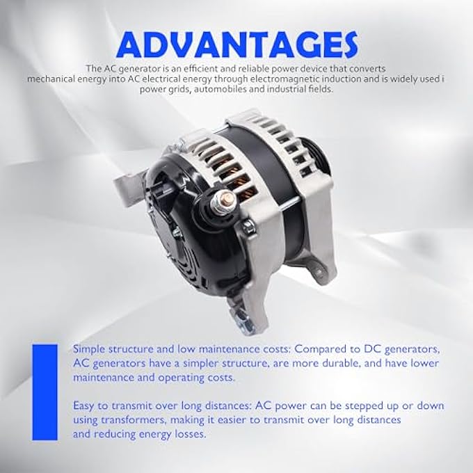 OXCANO 11240N Alternator Compatible with Chrysler Aspen 2007, Dodge Durango 2007, Nitro 2007-2010, Ram 1500 Pickup 2009-2010, Jeep Commander 2007, Grand Cherokee 2007, Liberty 2007-2013, Ram 1500 - Image 4