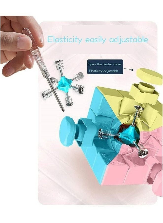 مجموعة مكعبات السرعة من 5 قطع، لعبة مكعب روبيك، لعبة ألغاز ملتوية، هدية للكبار والأطفال - Image 3