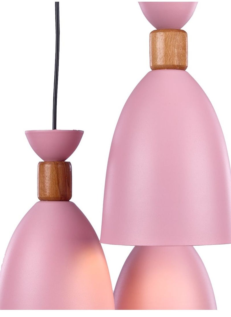 NAGAFA SHOP Modern three pink chandelier 3M2P  - Image 2