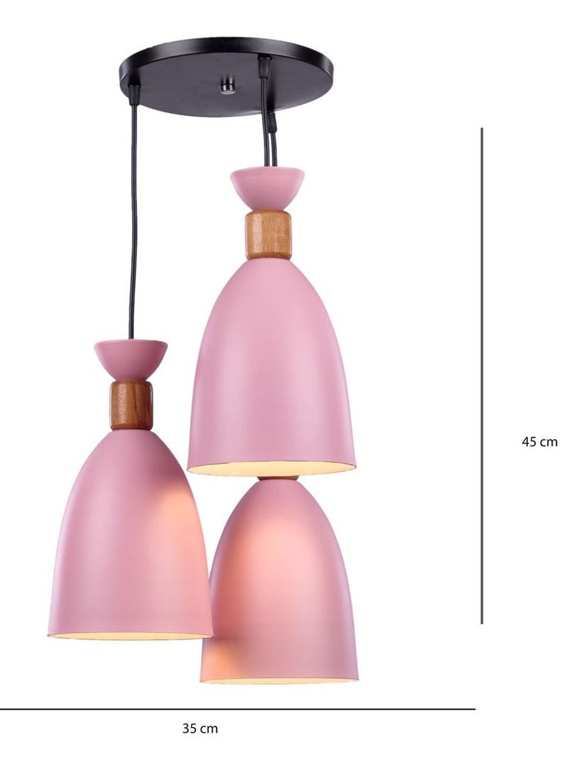 NAGAFA SHOP Modern three pink chandelier 3M2P  - Image 3