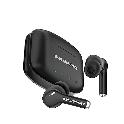 Blaupunkt Newly Launched Btw100 Xtreme Truly Wireless Bluetooth Earbuds I 99H Playtime* I Quad Mic I Crispr Enc Tech I Gaming Mode I Turbovolt Charging I Bt Version 5.3 (Black),in-Ear - Image 1