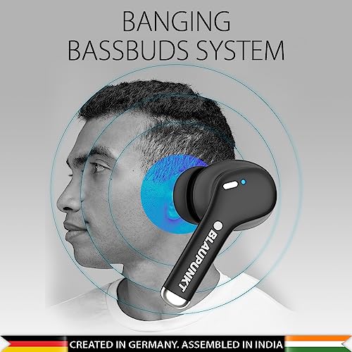 Blaupunkt Newly Launched Btw100 Xtreme Truly Wireless Bluetooth Earbuds I 99H Playtime* I Quad Mic I Crispr Enc Tech I Gaming Mode I Turbovolt Charging I Bt Version 5.3 (Black),in-Ear - Image 4