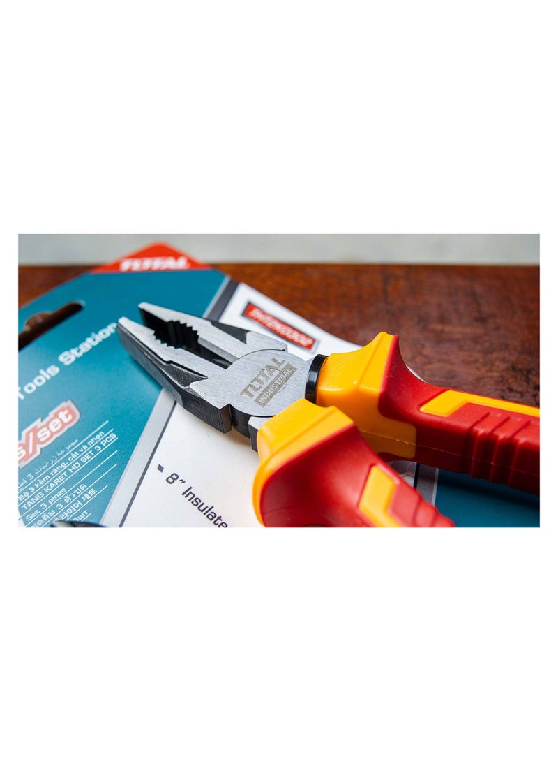 TOTAL 3 Pcs Insulated Pliers Set THT2K0302 - Image 3