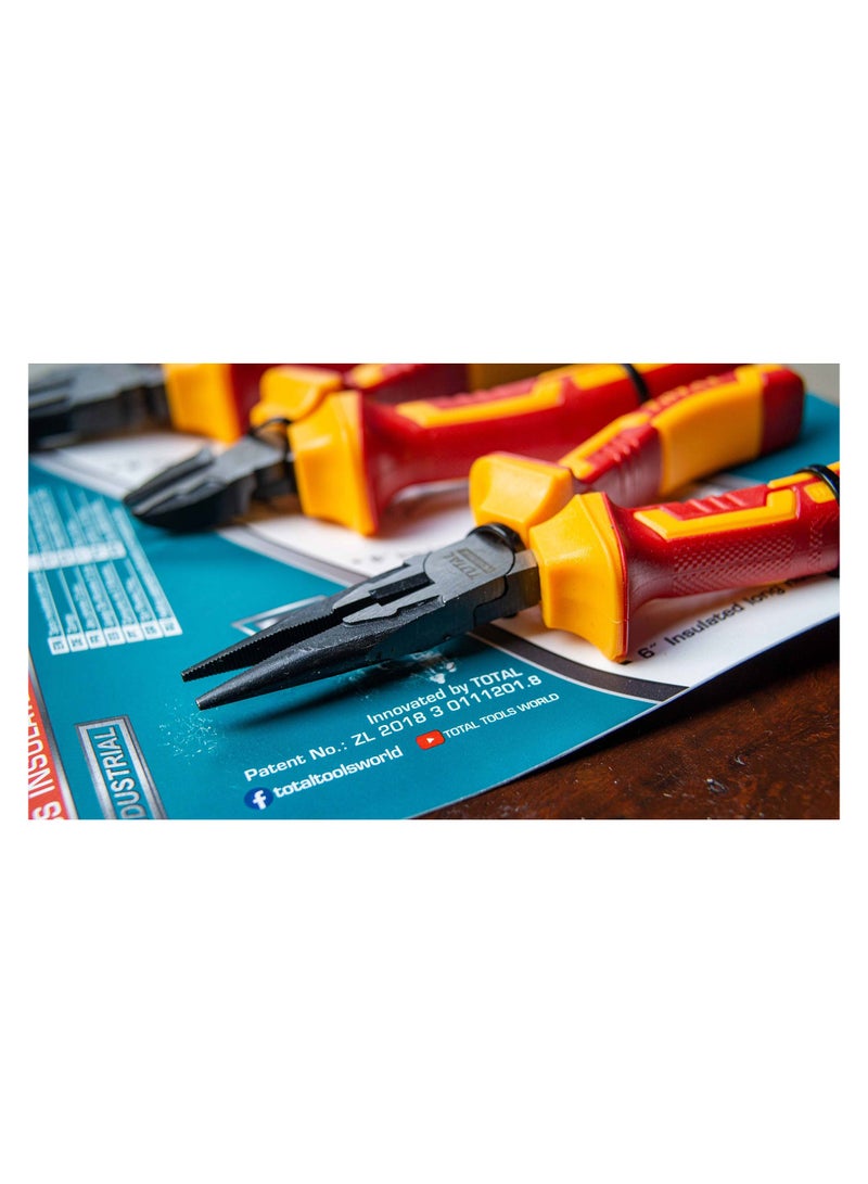 TOTAL 3 Pcs Insulated Pliers Set THT2K0302 - Image 5