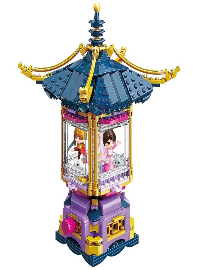 Qman Qman - Mulan Lantern with Light Bricks 477 Pieces - C33014  - Image 1
