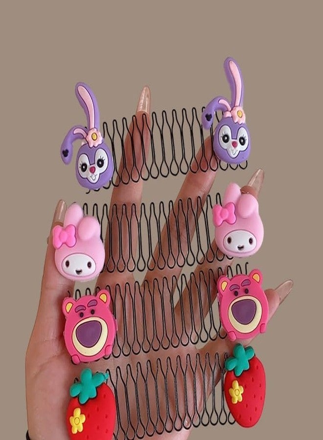 Pamidhar Cute Cartoon Animal Style Children Hair Clips, Hairpin Invisible Broken Hair Barrette, Non-slip U-Shape Hair Finishing Comb for Bangs, Cartoon Non-slip Daily Curve Needle Hairpin for Girls & Women (Pack of 30) - Image 3