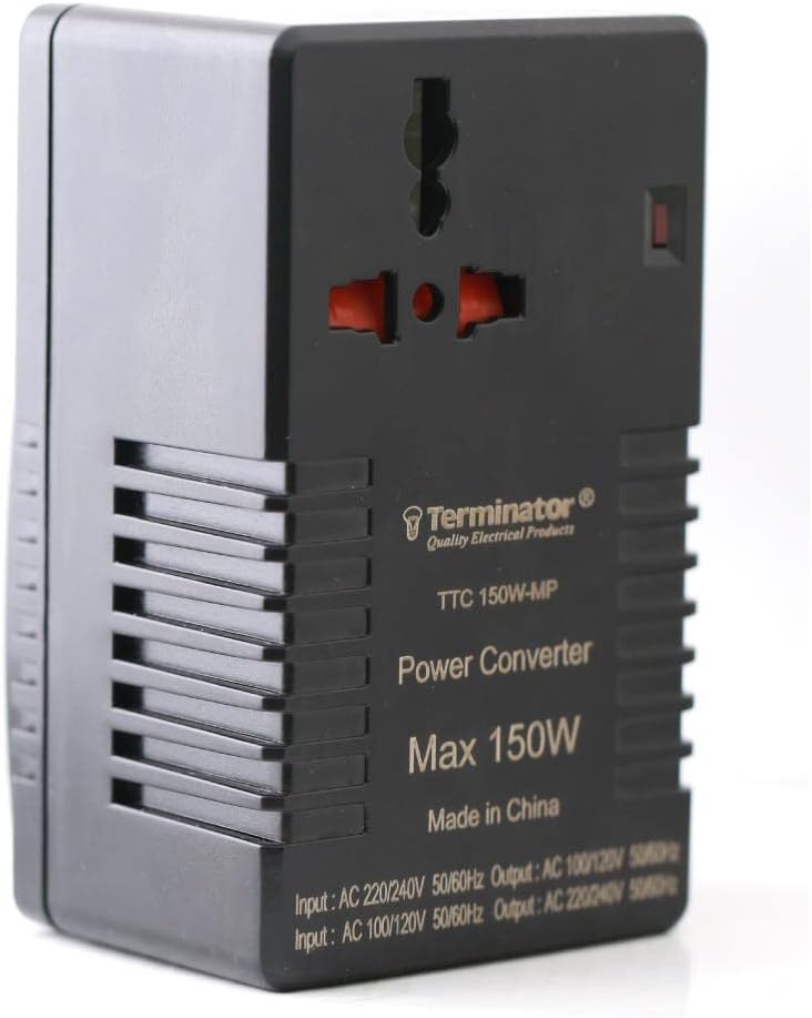 Terminator 150W Power Converter with Multi Travel Plug & Socket - Image 1