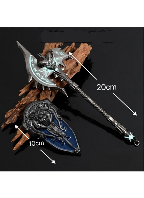 World of Warcraft Frostmourne Sword Sheep Head Sword Alloy Model World of Warcraft Peripheral Ornaments