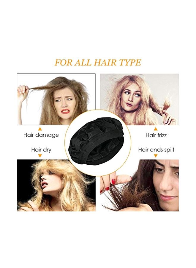 locisne Cordless Deep Conditioning Hair Treatment Cap Black - Image 3