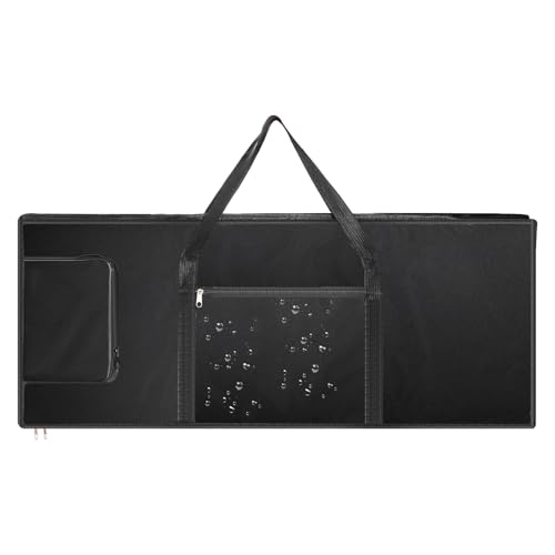 Tosnail 61-Note Keyboard Gig Bag, Soft Piano Case Padded with 6mm Cotton, Piano Case with Handles and Large Pocket - 39'' x 16" x 6'' - Image 3