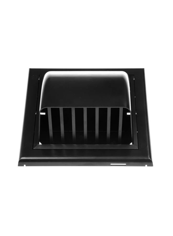 Awenta 4" Inch Wall Vent Cover with Backdraft Damper - Black ABS Plastic Hood with Gravity Flap/Rain Guard - Weatherproof Exterior Exhaust Grille for Dryer Bathroom Kitchen Fans - Outdoor Air Outlet - Image 4