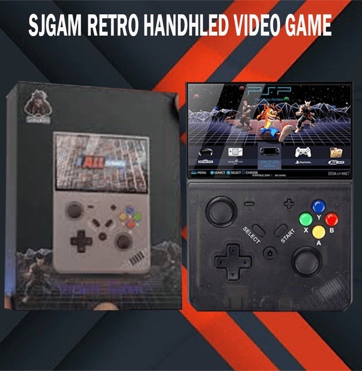 M18 Retro Handheld Game Console by SJGAM – 4.3-Inch HD Display, Portable Gaming Console with Built-in Games, Rechargeable Battery & Multimedia Support - Image 3