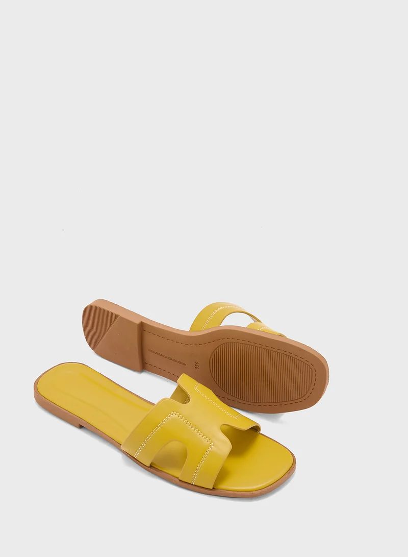 جينجر Womens Casual Flat Sandal