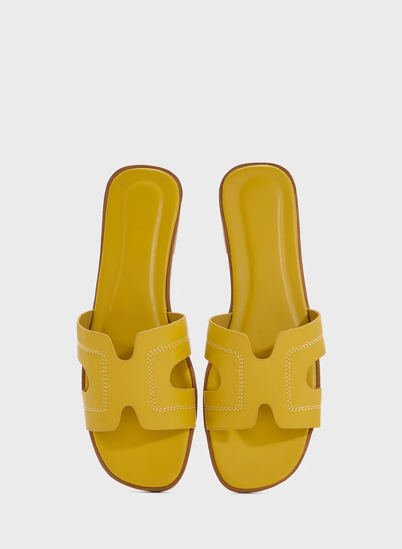 جينجر Womens Casual Flat Sandal