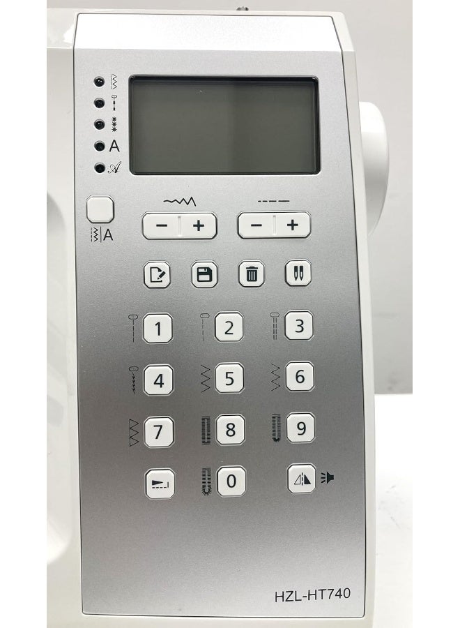 Juki JUKI HZL-HT740 Computer sewing machine with 116 sewing patterns and 2 fonts of letters with auto thread trimming function Start/Stop Button  - Image 5