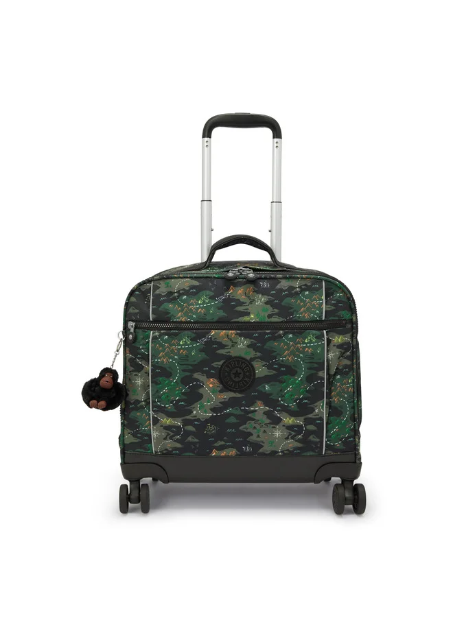 kipling New Storia Camo Treasure Large Wheeled Bag