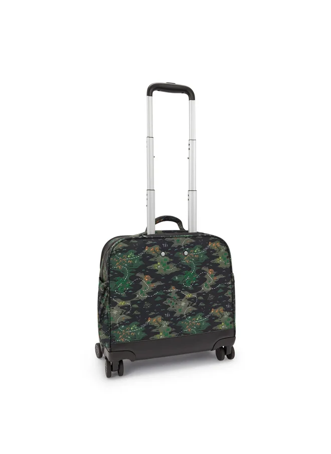 kipling New Storia Camo Treasure Large Wheeled Bag