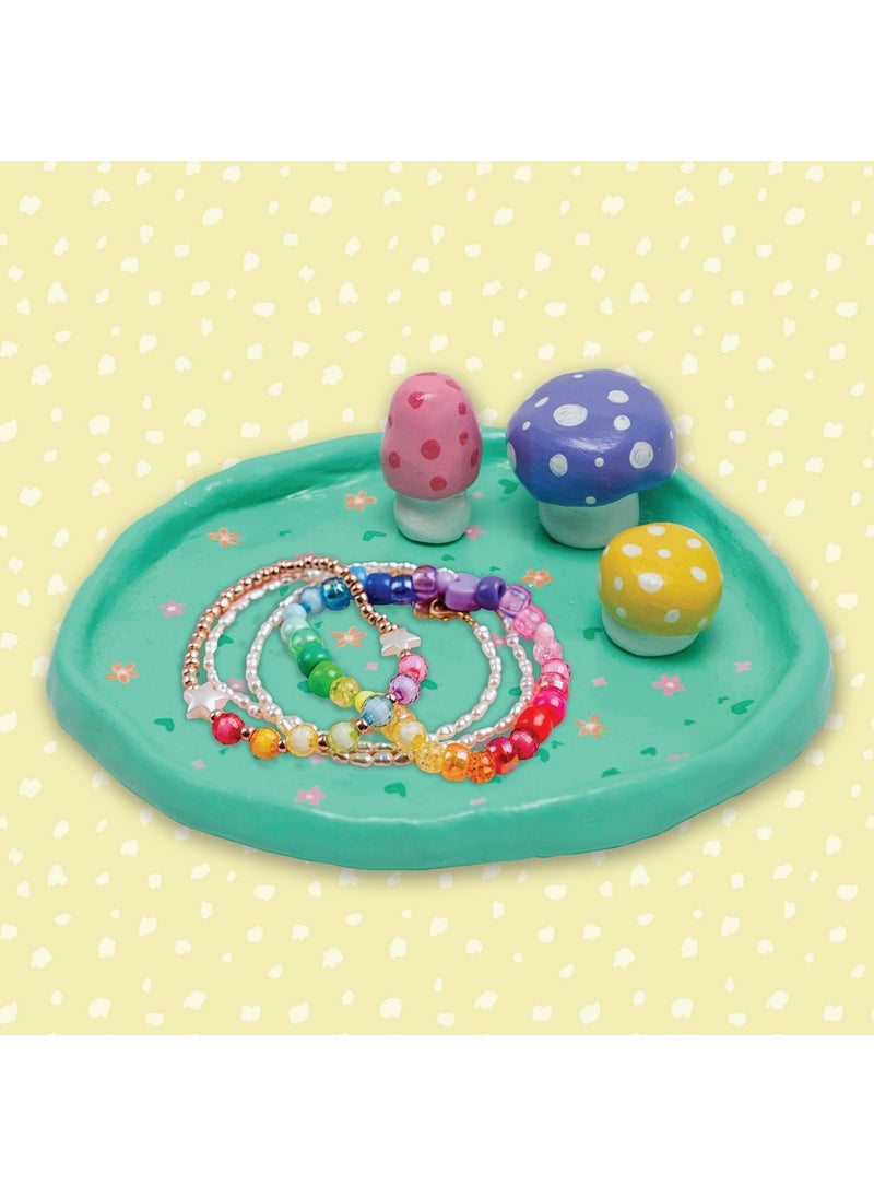 Hinkler Zap! Pottery Kit - DIY Pottery Craft Set includes air dry pottery clay, 5 paint colours, paint brush, 3 clay making tools, sponge, PVA glaze and a 32-page book, Fun Clay Sculpting for Kids, Create Custom Pottery Pieces, Gift for Young Artists - Image 4