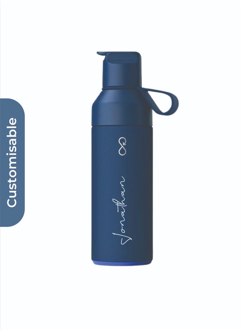 Ocean Bottle Personalised GO by Ocean Bottle - Ocean Blue  - Image 3