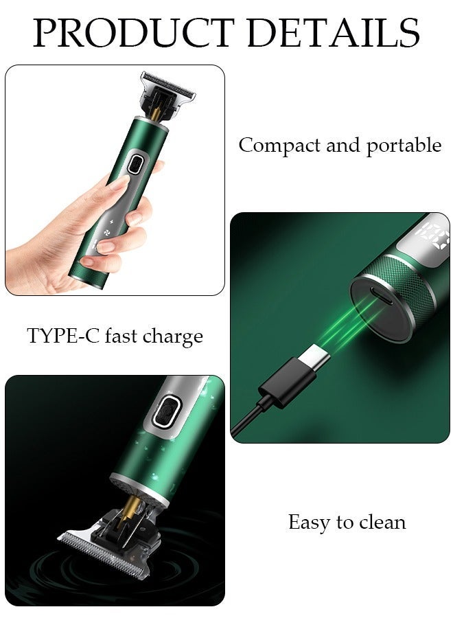 DUNISO Smart Hair Clippers Electric with 3 Kinds of Positioning Combs Turbo Motor Hair Cutting Kit Pro Mens Clippers for LED Display Cordless Rechargeable Hair Trimmer Set Professional Barbers Grooming Kit - Image 4