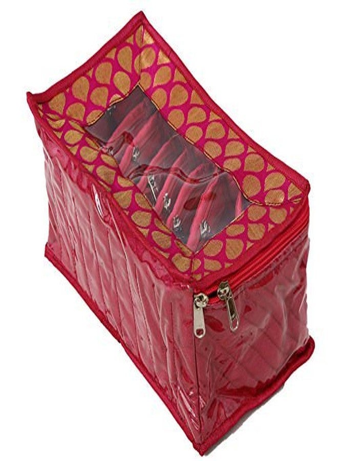 Fancy Walas طقم مجوهرات فانسي والاس مع 10 أكياس شفافة (أحمر) - Image 1