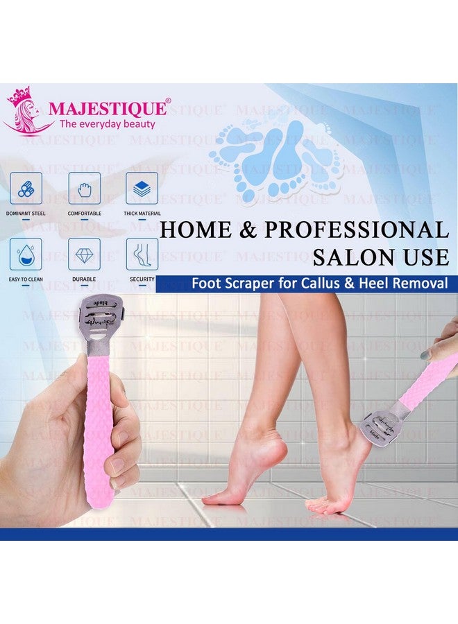 MAJESTIQUE Corn Cutter For Foot, Hard Skin Remover, Callus Remover For Feet, Stainless Steel, 10 Blades - Color May Vary - Image 5