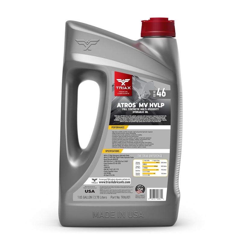 Triax ATROS Multi-VIS AW 46 Full Synthetic Hydraulic Oil - Image 2